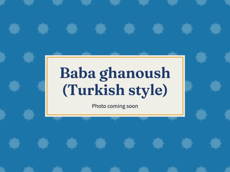 Placeholder: Baba ghanoush (Turkish style)
