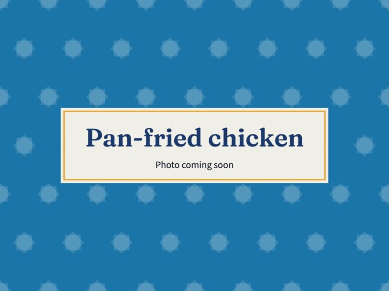 Placeholder: Pan-fried chicken