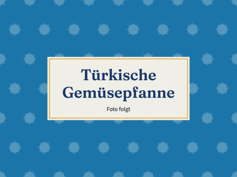 Platzhalter: Türkische Gemüsepfanne