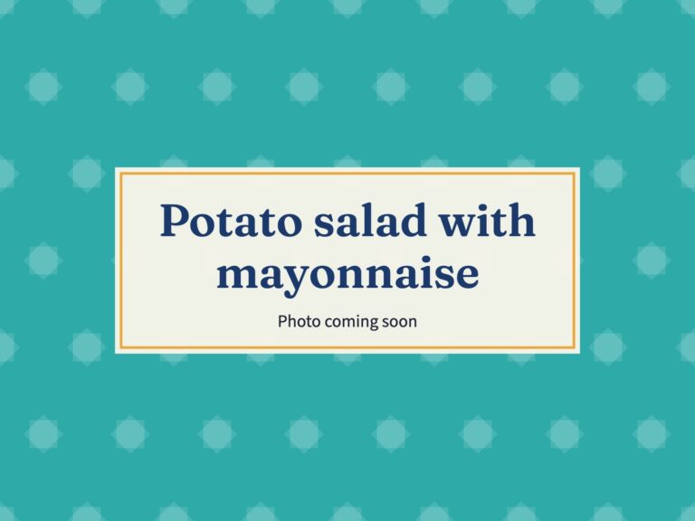 Placeholder: Potato salad with mayonnaise