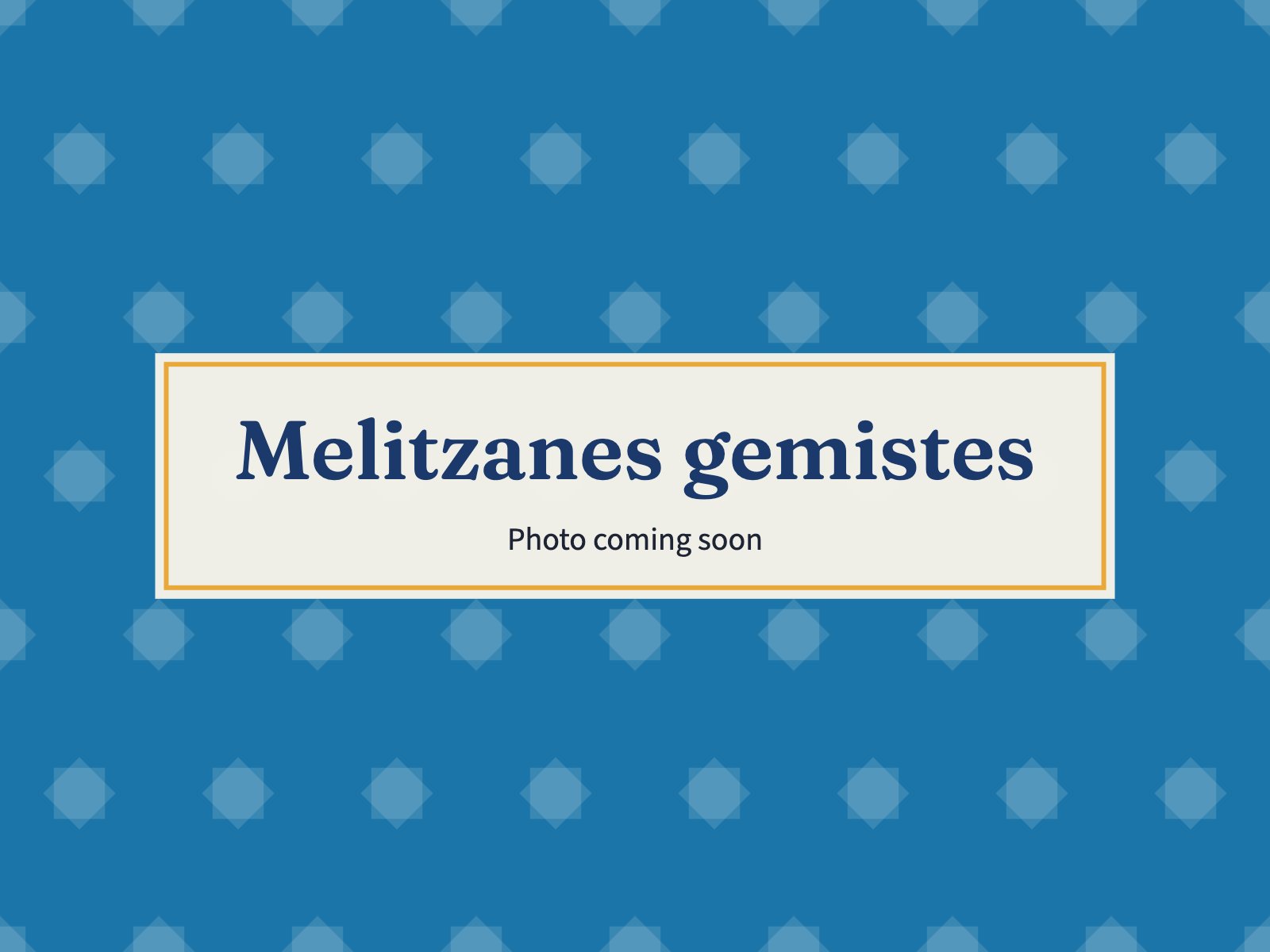 Placeholder: Melitzanes gemistes