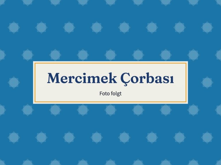 Platzhalter: Mercimek Çorbası