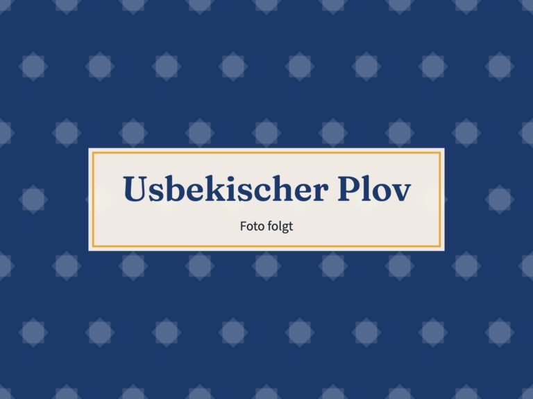 Platzhalter: Usbekischer Plov