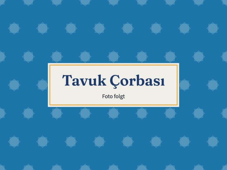 Platzhalter: Tavuk Çorbası