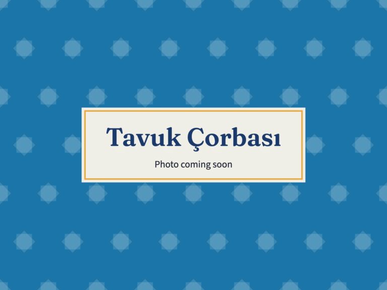 Placeholder: Tavuk Çorbası