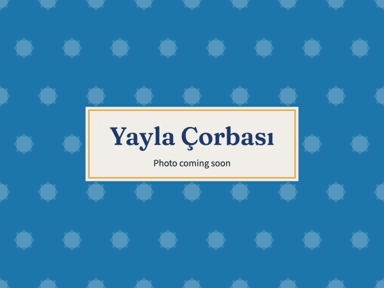 Placeholder: Yayla Çorbası